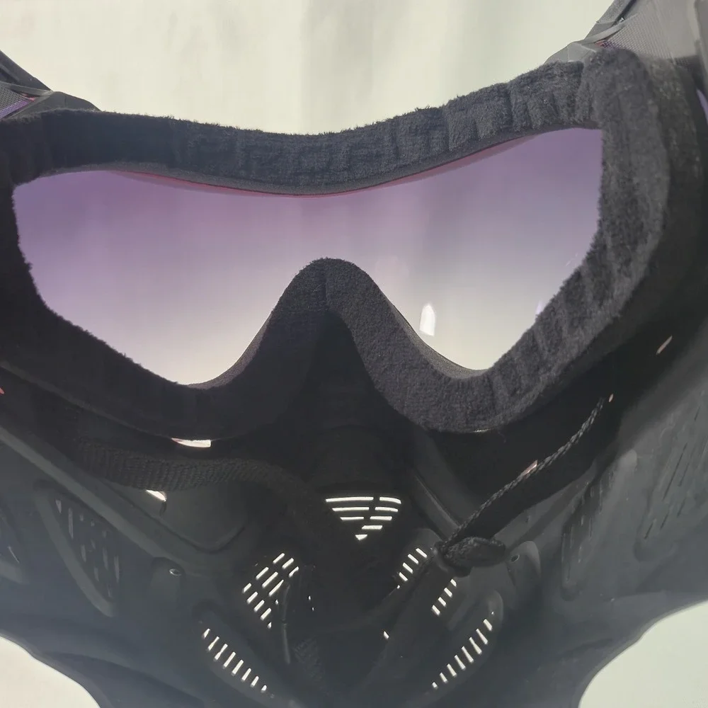 Sly Paintball Mask Profit Series Black Red with Black Lens READ